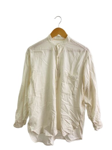 商品画像：モスリンプルオーバーシャツ/1/コットン/WHT/X01-02011 1