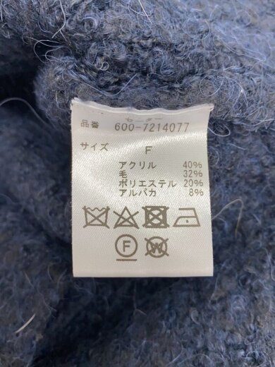 商品画像：ニット・セーター(厚手)/FREE/アクリル/NVY/アルパカ8 4
