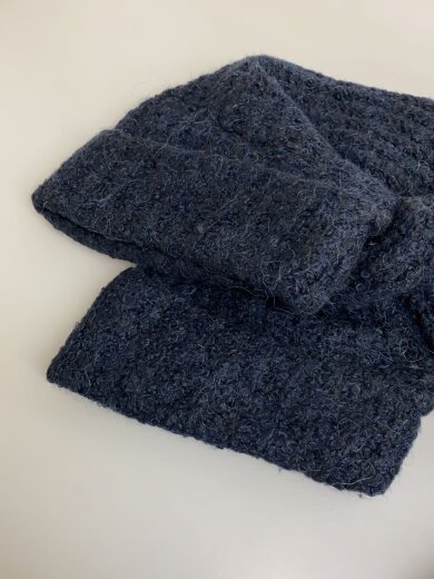 商品画像：ニット・セーター(厚手)/FREE/アクリル/NVY/アルパカ8 5