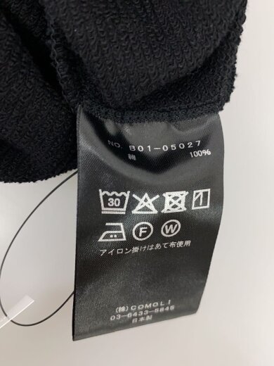 商品画像：LWコットン裏毛/ショートパンツ/2/コットン/BLK/無地/B01-05027 6