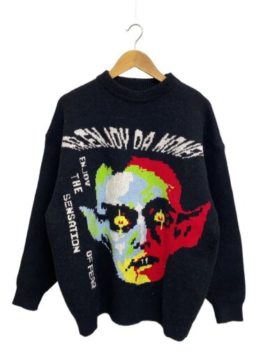 商品画像：ニット・セーター(厚手)/XL/アクリル/BLK 1