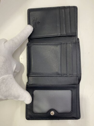 商品画像：3つ折り財布/--/BLK/レディース// 4