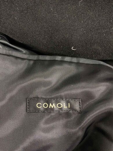 商品画像：25AW/モールスキンミリタリーコート/コート/2/コットン/BLK/無地/C03-04012 3