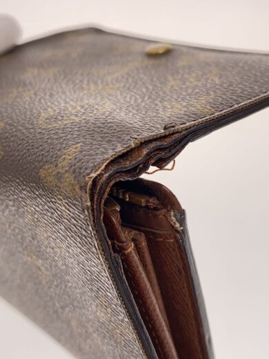 商品画像：1)ポルト・モネ・ビエ・トレゾール_モノグラム・キャンバス/PVC/BRW/レディース 9