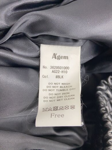 商品画像：ジャケット/FREE/ポリエステル/BLK/無地/3629501000 4