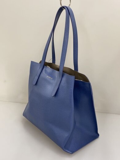 商品画像：トートバッグ/フェイクレザー/BLU 2