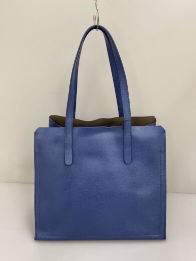 商品画像：トートバッグ/フェイクレザー/BLU 3
