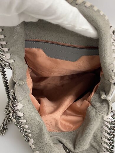 商品画像：ミニファラベラ/ハンドバッグ/スウェード/GRY 6