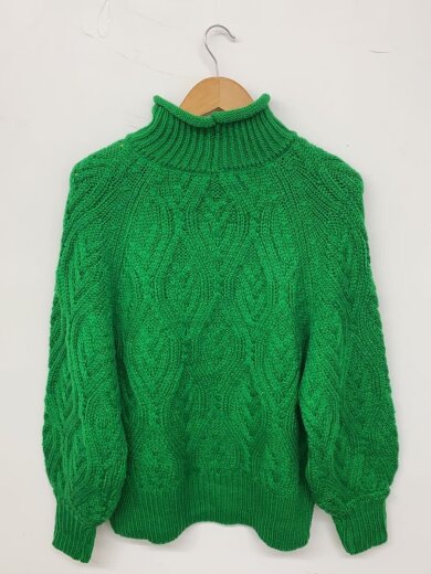 商品画像：ニット・セーター(厚手)/2/アクリル/GRN/152-85761 2