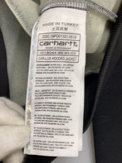 商品画像：ジップパーカー/S/コットン/BLK 4