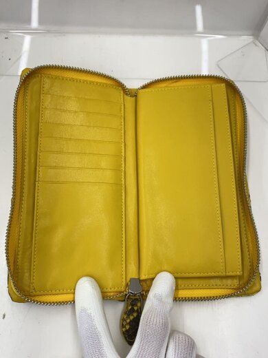 商品画像：長財布/レザー/YLW/メンズ 3