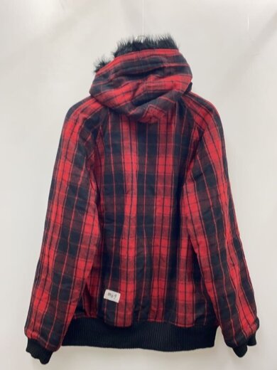 商品画像：ジャケット/XL/ウール/RED/チェック/02113// 2