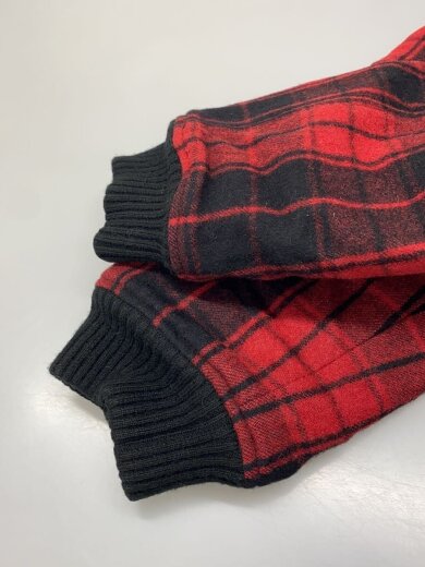 商品画像：ジャケット/XL/ウール/RED/チェック/02113// 4