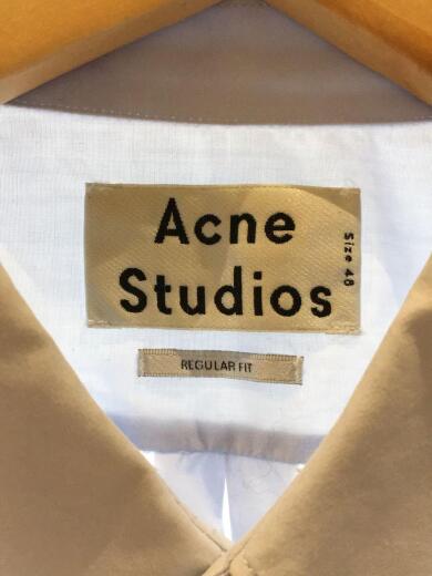 画像：Acne Studios(Acne)YORK POP/襟汚れ/長袖シャツ/48/コットン/BLU3