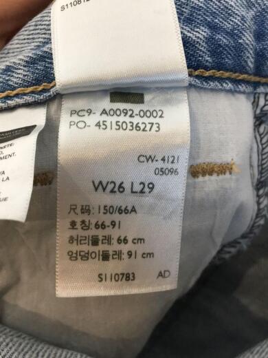 画像：Levi’sボトム/26/コットン/BLU/A0092-00027