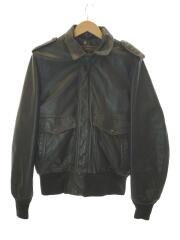 レザージャケット・ブルゾン/40/レザー/BRW