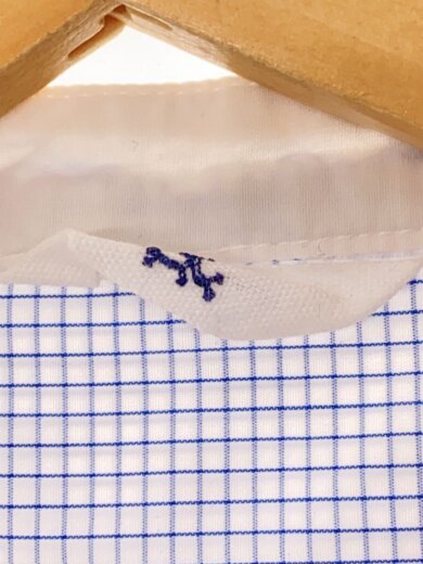 商品画像：チュニック/2/コットン/WHT/チェック 3