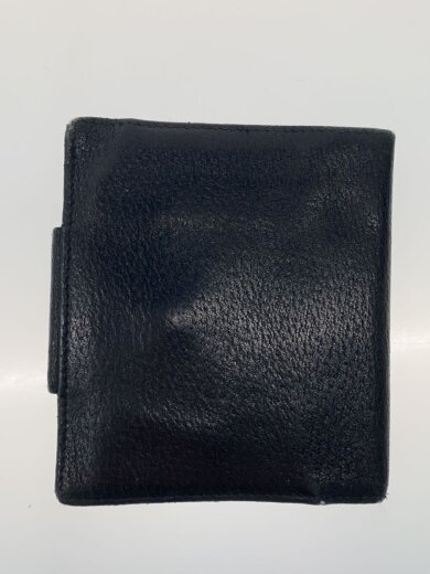 画像：BVLGARI2つ折り財布/レザー/BLK/メンズ2