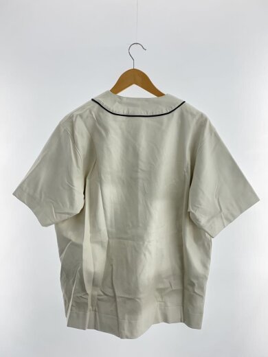 商品画像：LEATHER BASEBALL SHIRT/L/コットン/WHT// 2