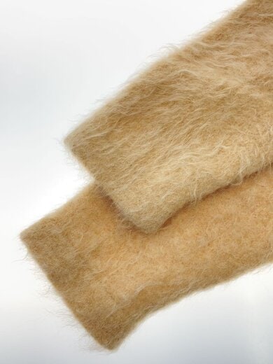 商品画像：カーディガン(厚手)/FREE/アルパカ/CRM/23-080-220-2060-4-0 5