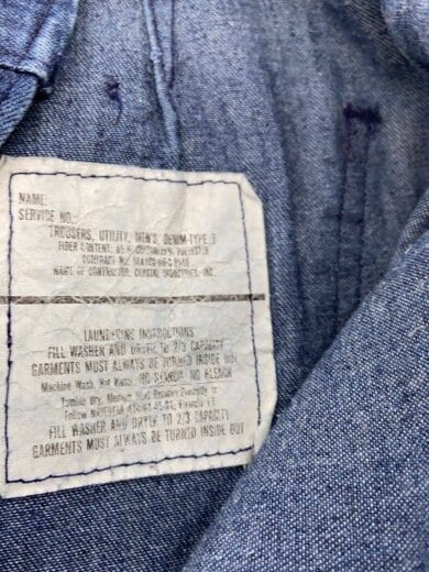 商品画像：ボトム/32/コットン/NVY/8405-01-074-6192 4