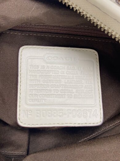 商品画像：ショルダーバッグ_シグネチャー_ホワイトレザー/--/BRW/総柄 5