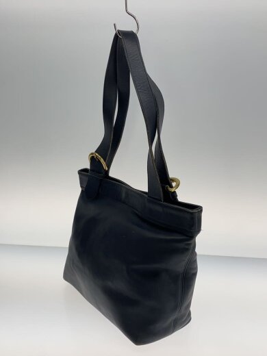 商品画像：トートバッグ_ブラック/レザー/BLK/無地 2