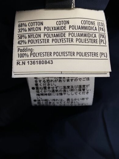 商品画像：コート/50/コットン/NVY 5