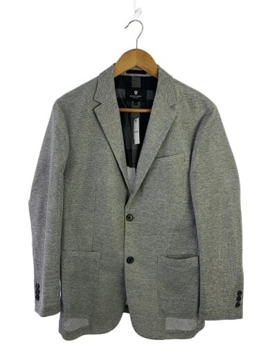 商品画像：テーラードジャケット/M/ポリエステル/GRY/無地/51E04-103-03 1