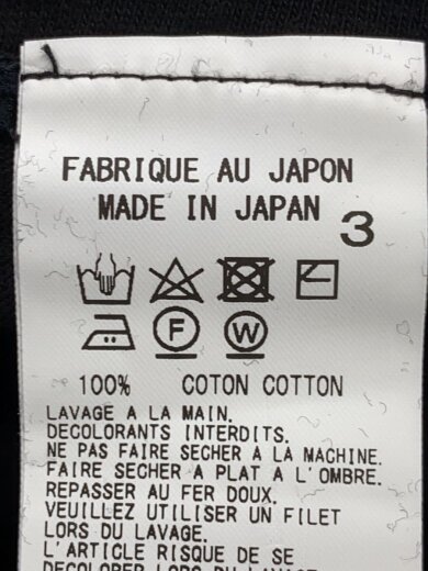 商品画像：長袖Tシャツ/3/コットン/BLK/SS-T93-003-2 4