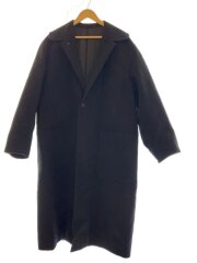 25AW/モールスキン ミリタリーコート/3/コットン/BLK/C03-04012