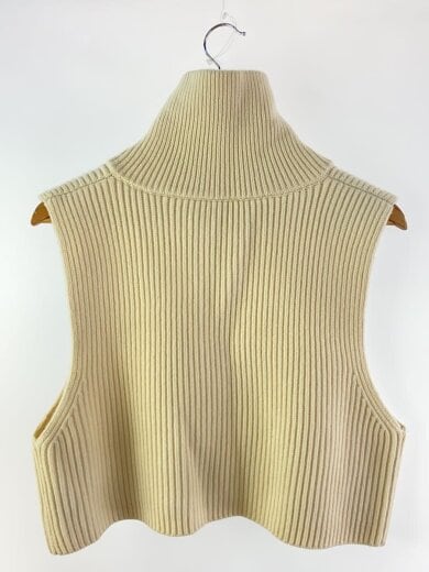 商品画像：ニットベスト(厚手)/FREE/ウール/CRM/12320509 2