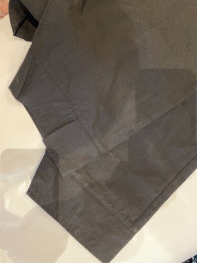 商品画像：7分袖ワンピース/--/コットン/BLK/無地 5