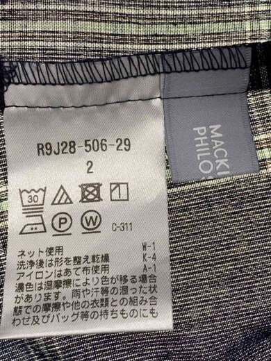 商品画像：半袖ワンピース/2/ポリエステル/NVY/チェック/R9J28-506-29 3