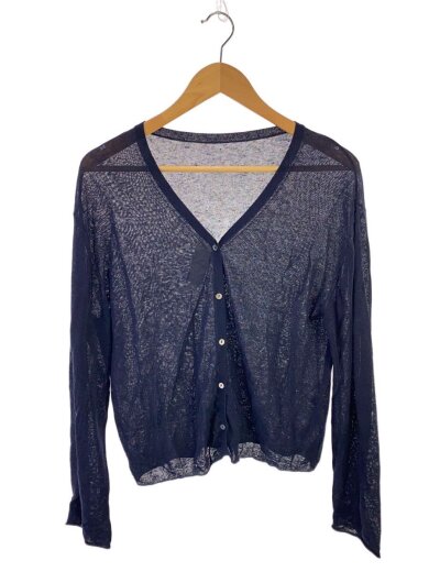 商品画像：25SS/シアーカーディガン/FREE/レーヨン/NVY/無地/25-080-200-6040-2-0// 1