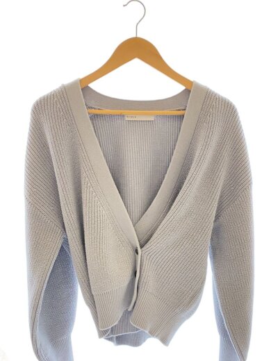 商品画像：25年/片畦カシュクール風プルオーバー/FREE/コットン/BLU/無地/25-080-240-8100 1