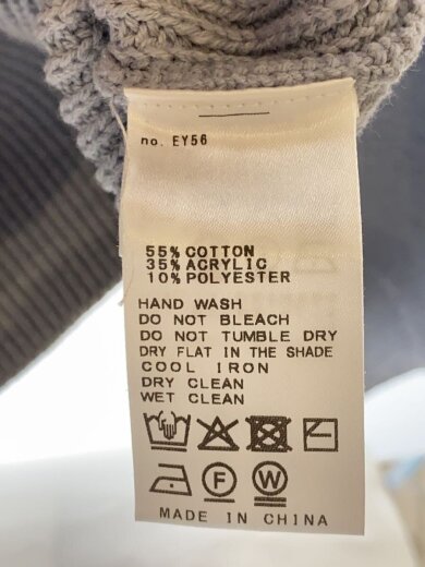 商品画像：25年/片畦カシュクール風プルオーバー/FREE/コットン/BLU/無地/25-080-240-8100 4