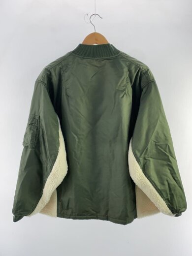 商品画像：ボアコンビMA-1/ジャケット/FREE/ナイロン/KHK/無地/112360216201 2