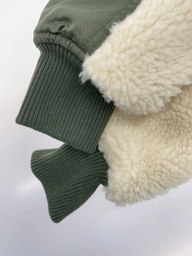 商品画像：ボアコンビMA-1/ジャケット/FREE/ナイロン/KHK/無地/112360216201 5