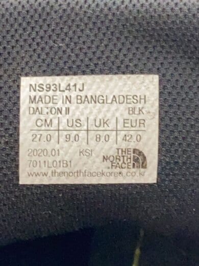 商品画像：ローカットスニーカー/27cm/BLK/NS93L41J 5