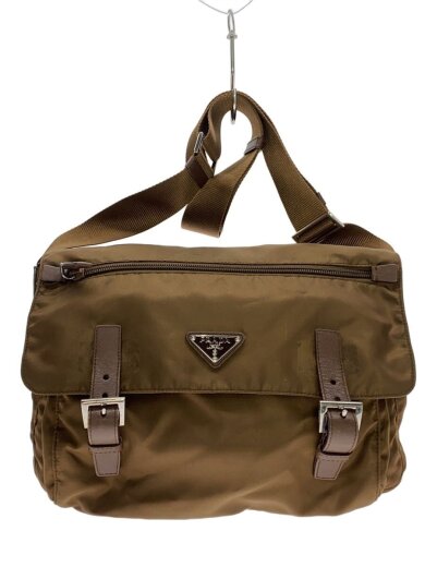 商品画像：ショルダーバッグ/ナイロン/BRW/無地/BT1738 1