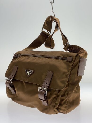 商品画像：ショルダーバッグ/ナイロン/BRW/無地/BT1738 2