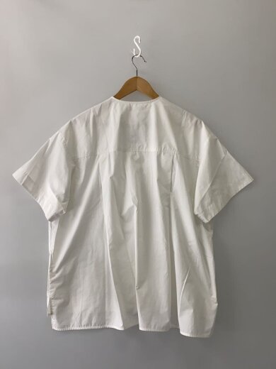 商品画像：スカラップ刺繍サマーシャツ/38/ポリエステル/WHT/無地/YR2221-064SM// 2