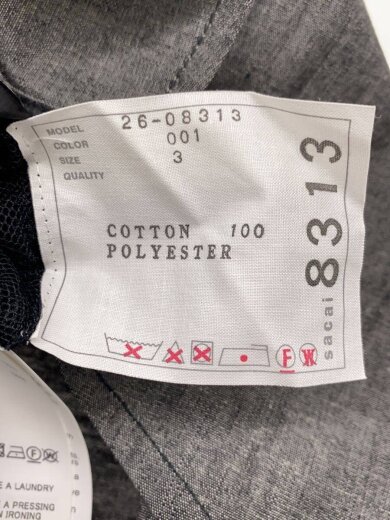 商品画像：Light Weight Denim Dress/シャツワンピース/--/コットン/GRY/無地/26-08313 3