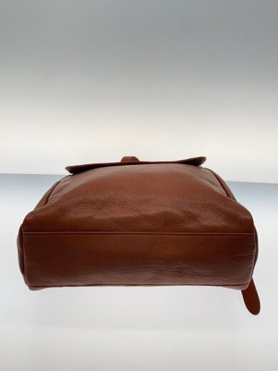 商品画像：かぶせ/リュック/レザー/BRW/無地 4