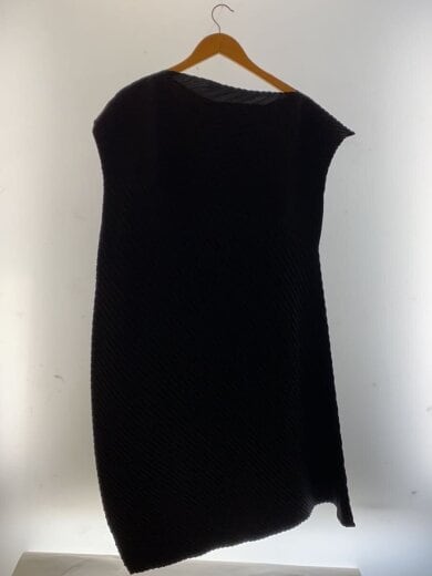 商品画像：PLASTER PLEATS SOLID8/ノースリーブワンピース/2/ポリエステル/BLK/IM61FH672 2