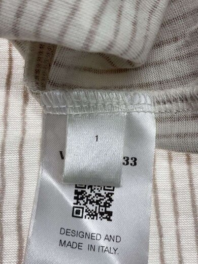 商品画像：VIA PIAVE 33/Tシャツ/1/コットン/WHT/ストライプ// 4