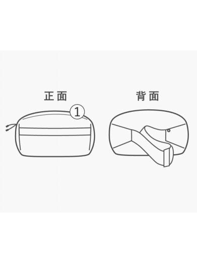 商品画像：ウエストバッグ/--/BLK/383-06695// 8