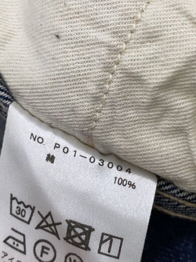 商品画像：19SS/ベルテッドデニムパンツ/3/コットン/IDG/P01-03004 6