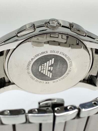 商品画像：クォーツ腕時計/アナログ/--/BLK/SLV/AR-11083 4